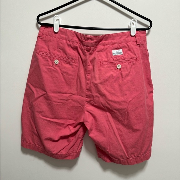 Vineyard Vines Pink Button-Up Shorts - Picture 2 of 6